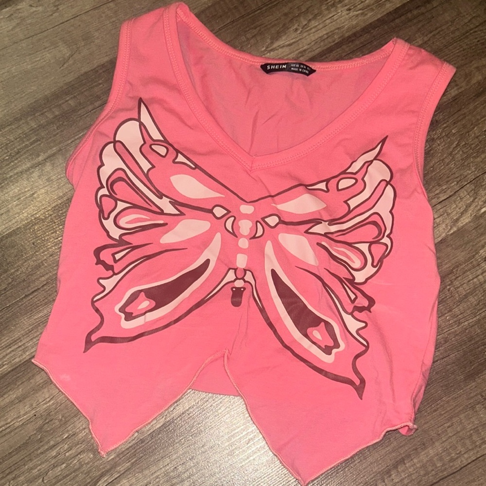 Shein Butterfly tank